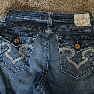 big star women bootleg jeans